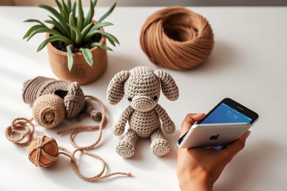 Contraste entre o mundo digital rápido e o artesanato contemplativo